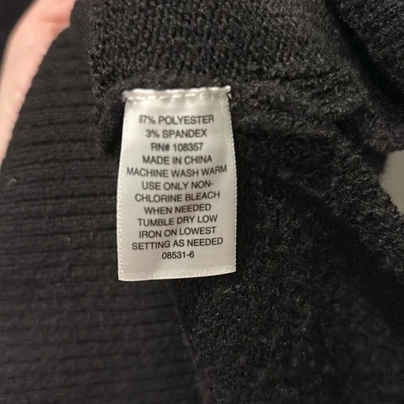 a.n.a / Ana - Women's Tunic Sweater.  Size XS. Black. - Picture 7 of 10